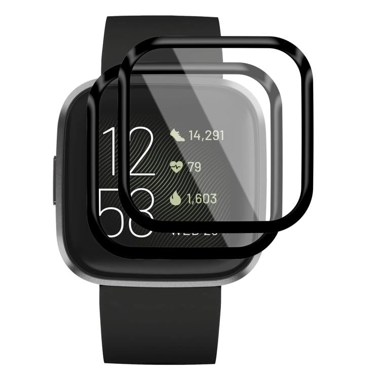 2pcs Curved 3D Composite Material Soft Film Screen Protector – Screen Protector, For Fitbit Charge 6, For Fitbit Versa 4, For Fitbit Charge 5, For Fitbit Luxe, For Fitbit Versa 3, For Fitbit Versa 2, For Fitbit Versa For Fitbit Versa 2