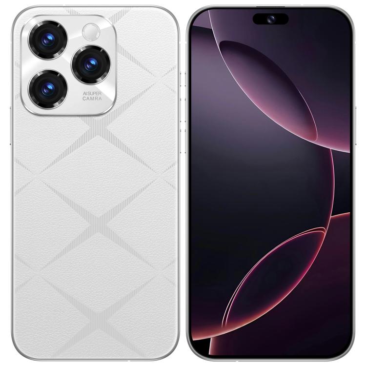 A16 Pro Max / PDA89-B, 4GB+64GB, 6.58 inch Android 10 MTK6739 Quad Core, Network: 4G, OTG, Dual SIM, EU Plug, US Plug, UK Plug, AU Plug EU Plug White