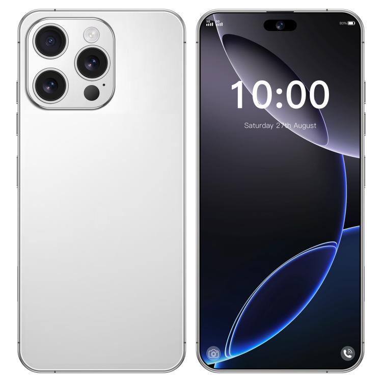 I16 Pro Max / RAi3, 3GB+64GB, 6.56 inch Android 10 MTK6739 Quad Core, Network: 4G, Dual SIM, EU Plug, US Plug, UK Plug, AU Plug EU Plug White