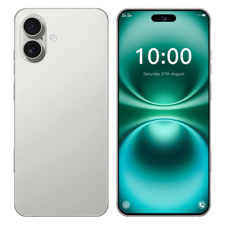I16 Plus / RAi5, 3GB+64GB, 6.56 inch Android 10 MTK6739 Quad Core, Network: 4G, Dual SIM, EU Plug, US Plug, UK Plug, AU Plug EU Plug White