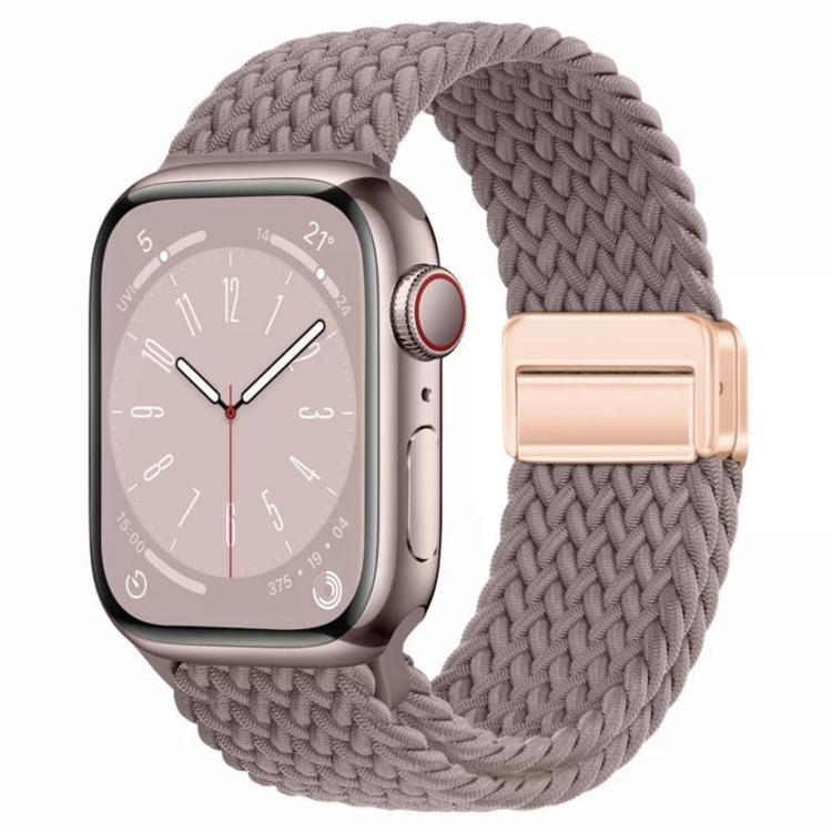 xDfind Magnetic Buckle Loop Woven Watch Band, For Apple Watch 46mm / 49mm / 45mm / 44mm, For Apple Watch 42mm / 41mm / 40mm / 38mm For Apple Watch 46mm 49mm 45mm 44mm Smoke Purple