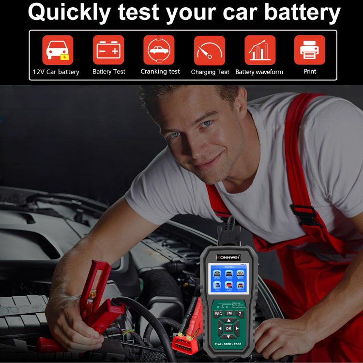KONNWEI KW470 2.8 inch Color Screen Car OBD2 Fault Diagnostic Scan Tool for Ford, KW470 – Durable Build, Easy to Use