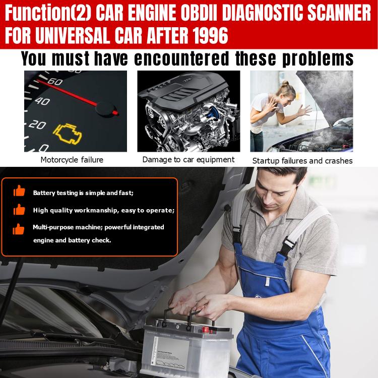 KONNWEI KW470 2.8 inch Color Screen Car OBD2 Fault Diagnostic Scan Tool for Ford, KW470 – Durable Build, Easy to Use