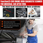 KONNWEI KW470 2.8 inch Color Screen Car OBD2 Fault Diagnostic Scan Tool for Ford, KW470 – Durable Build, Easy to Use