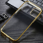 Three Stage Electroplating TPU Protective Soft Case, For iPhone 12 Pro Max