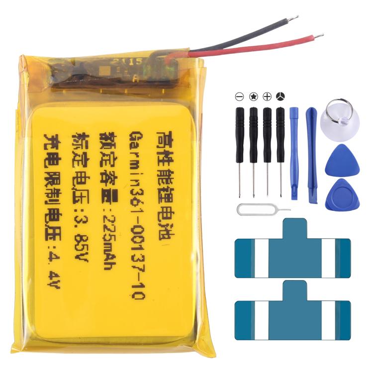 Battery Replacement, For Garmin venu 2S 361-00137-10 225mAh, For Garmin Approach S60 361-00097-00 300mAh, For Garmin Fenix 6X / 6X Pro 361-00126-00 455mAh, For Garmin Fenix 5X / 5X Plus 361-00098-00 500mAh, For Garmin Fenix 5S / 5S Plus 361-00096-00 28... For Garmin venu 2S 361-00137-10 225mAh