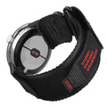 xDfind Quick Release Nylon Hook And Loop Fastener Buckle Watch Band, For Google Pixel Watch 4 / 3 45mm, For Google Pixel Watch 4 / 3 / 2 / 1 41mm For Google Pixel Watch 5 4 3 2 1 41mm Black