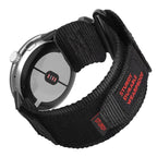 xDfind Quick Release Nylon Hook And Loop Fastener Buckle Watch Band, For Google Pixel Watch 4 / 3 45mm, For Google Pixel Watch 4 / 3 / 2 / 1 41mm For Google Pixel Watch 5 4 3 2 1 41mm Black