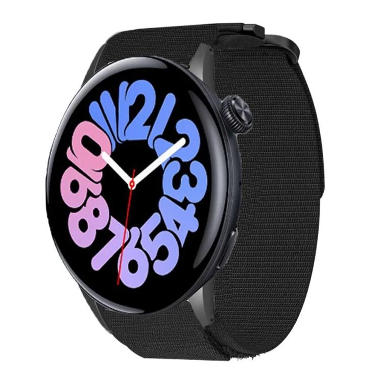 xDfind Quick Release Nylon Hook And Loop Fastener Buckle Watch Band, For vivo Watch 5, For vivo Watch 3 / iQOO Watch For vivo Watch 3 iQOO Watch Black