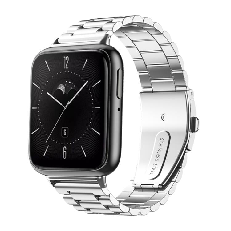 xDfind Three Beads Quick Release Metal Watch Band, For OPPO Watch X2 / X, For OPPO Watch SE / Watch 3 For OPPO Watch SE Watch 3 Silver