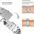 Three Beads Quick Release Metal Watch Band, For Fitbit Charge 6 / 5,...