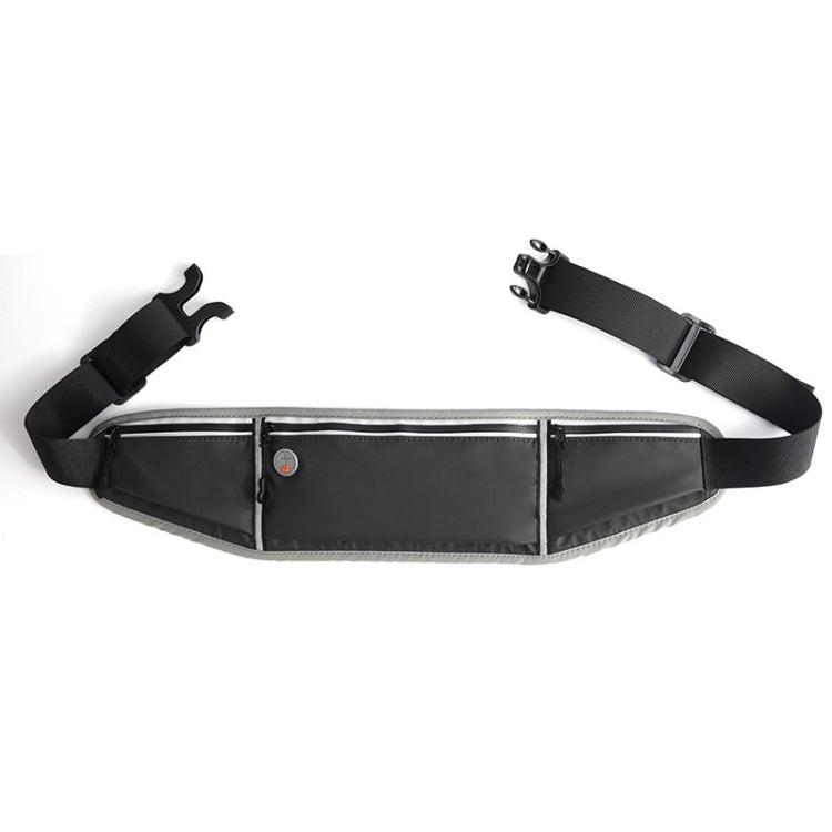 YSU Outdoor Marathon Sport Ultra-thin Waterproof Mobile Phone Storage Waist Bag Black