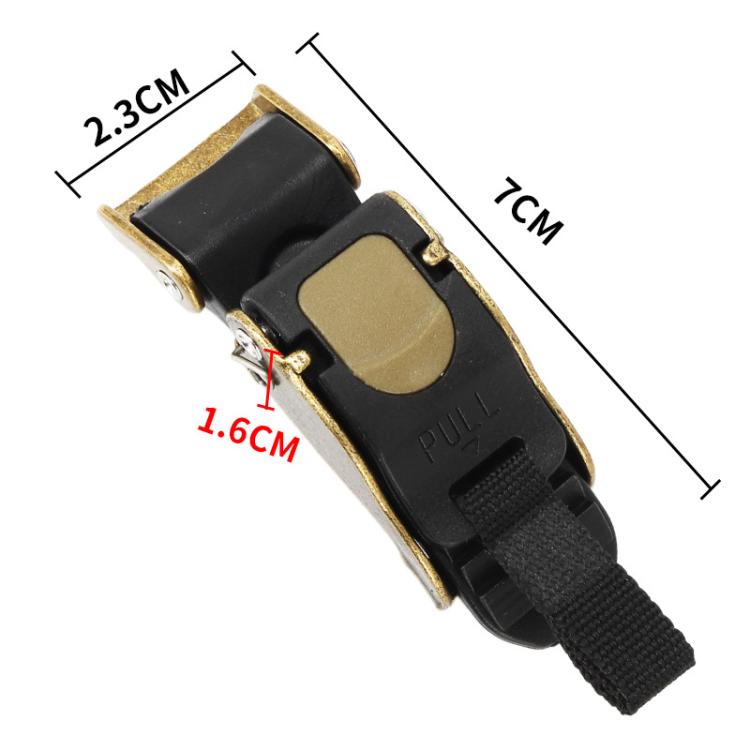 SOMAN QB11 Motorcycle Helmet Buckle Universal Quick Release Clip Copper Plated Buckle, QB121 – Durable Build, Easy to Use