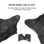 SOMAN MG-24 Motorcycle Sheepskin Gloves Touch Screen Off-road Riding Retro Gloves, M, L
