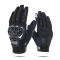 SOMAN CG666 Motorcycle Riding Anti-slip Full Finger Gloves, M, L, XL, XXL M Black