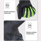 SOMAN CG666 Motorcycle Riding Anti-slip Full Finger Gloves, M, L, XL, XXL