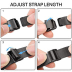 Milanese Metal Buckle Watch Band, For Fitbit Charge 6 / 5, For Fitbit...