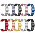 xDfind Three Beads Stainless Steel Watch Band, 14mm, 18mm, 20mm, 22mm