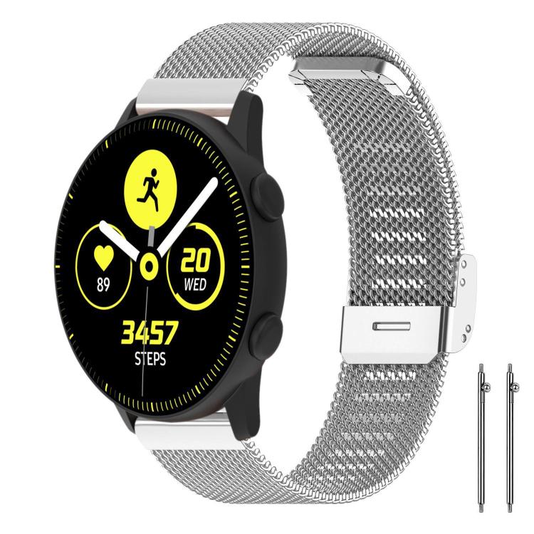 xDfind Buckle Metal Mesh Watch Band, 12mm, 18mm, For Garmin Lily 2 14mm, 20mm, 22mm 12mm Silver