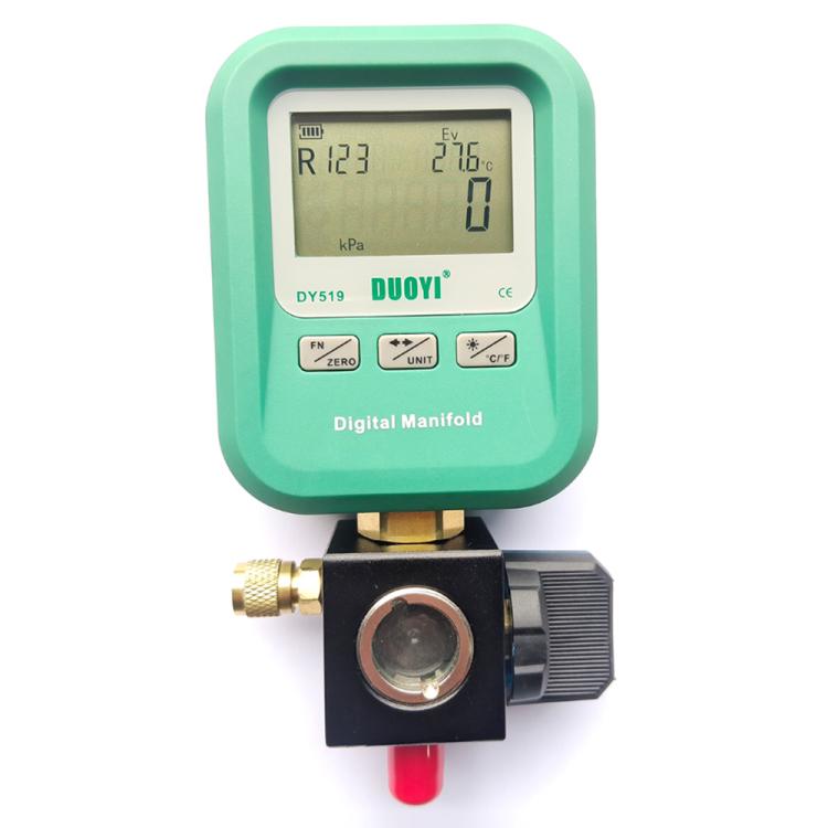 DUOYI DY519 Digital Manifold Gauge Air Conditioning Fluoride Meter, DY519 DY519