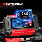 FOXSUR FTC-1206 2 in 1 12V Charging Tester Integrated Machine Car Motorcycle Battery Charger Tester, EU Plug, US Plug, UK Plug, AU Plug – TPU