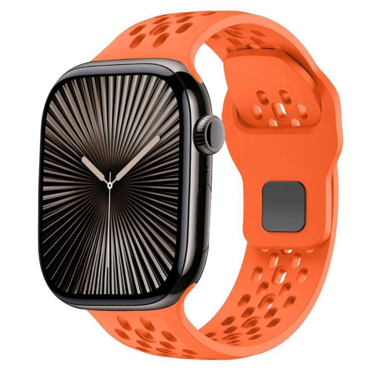 Watch Band – Silicone (46mm) #2 For Apple Watch 46mm 49mm 45mm 44mm Orange