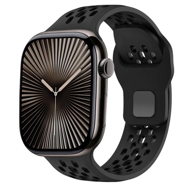 Watch Band – Silicone (46mm) #2 For Apple Watch 46mm 49mm 45mm 44mm Black