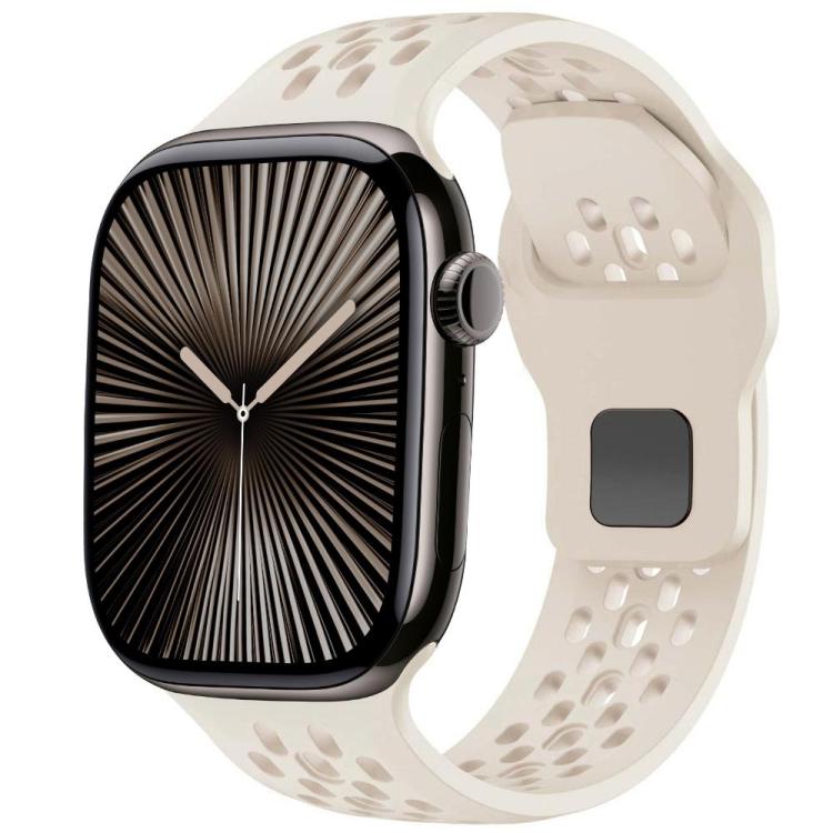 Watch Band – Silicone (46mm) #2 For Apple Watch 46mm 49mm 45mm 44mm Starlight