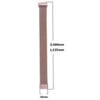 xDfind Milanese Magnetic Metal Watch Band, Size: S, Size: S
