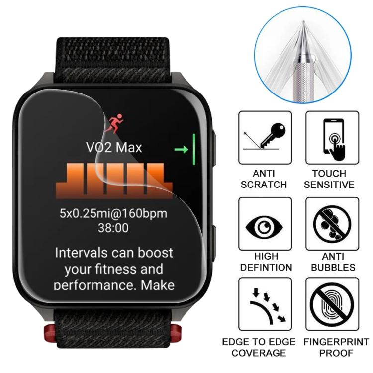 5pcs xDfind Soft Hydrogel Film Full Cover Front Protector, For Garmin Venu X1, For Garmin vivosmart 5, For Garmin Forerunner 165, For Garmin Vivoactive 5, For Garmin Venu 3s, For Garmin Venu 3, For Garmin Fenix 7s Pro, For Garmin Fenix 7X Pro          ...