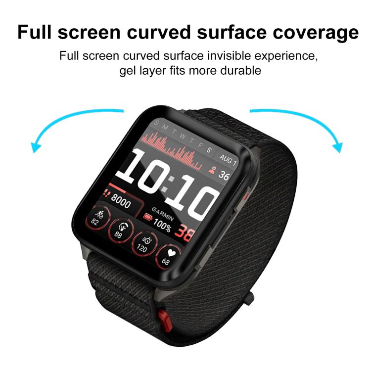 2pcs xDfind Curved 3D Composite Material Soft Film Screen Protector, For Garmin Venu X1, For Garmin vivosmart 5, For Garmin Forerunner 165, For Garmin Vivoactive 5, For Garmin Venu 3s, For Garmin Venu 3, For Garmin Fenix 7s Pro, For Garmin Fenix 7X Pro...