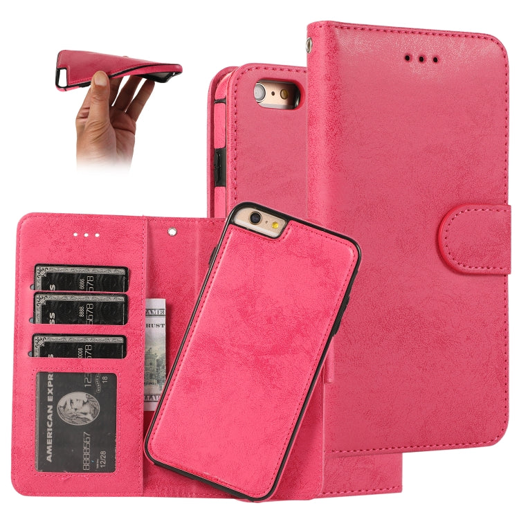 KLT888-2 Case – Leather, Magnetic (iPhone 6 Plus) For iPhone 6 Plus Rose Red