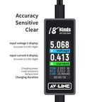 18 Kinds AV-Line 2.0 1.2m Intelligent Detection Charging Data Cable, USB to 8 Pin, USB to Type-C – Fast Charging, Screen Protector