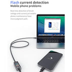 18 Kinds AV-Line Pro 1.2m Intelligent Detection Charging Data Cable, Type-C to 8 Pin, Type-C to Type-C – Fast Charging