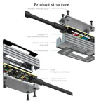 18 Kinds AV-Line Pro 1.2m Intelligent Detection Charging Data Cable, Type-C to 8 Pin, Type-C to Type-C – Fast Charging