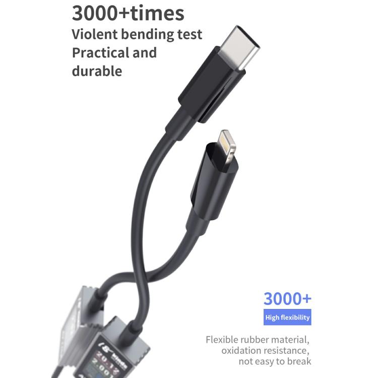 18 Kinds AV-Line Pro 1.2m Intelligent Detection Charging Data Cable, Type-C to 8 Pin, Type-C to Type-C – Fast Charging
