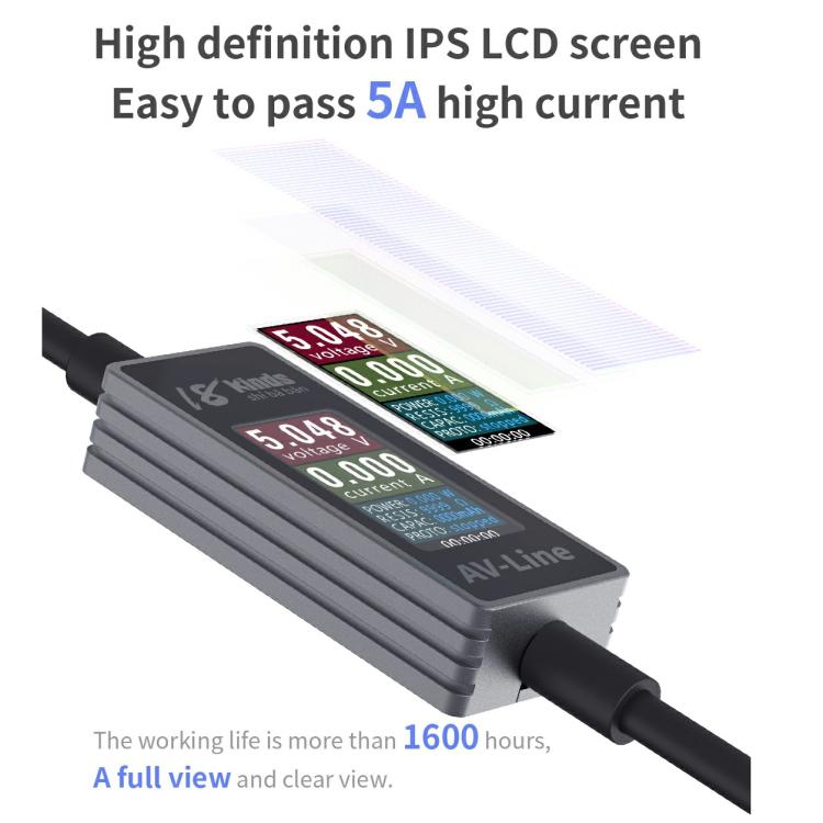 18 Kinds AV-Line Pro 1.2m Intelligent Detection Charging Data Cable, Type-C to 8 Pin, Type-C to Type-C – Fast Charging