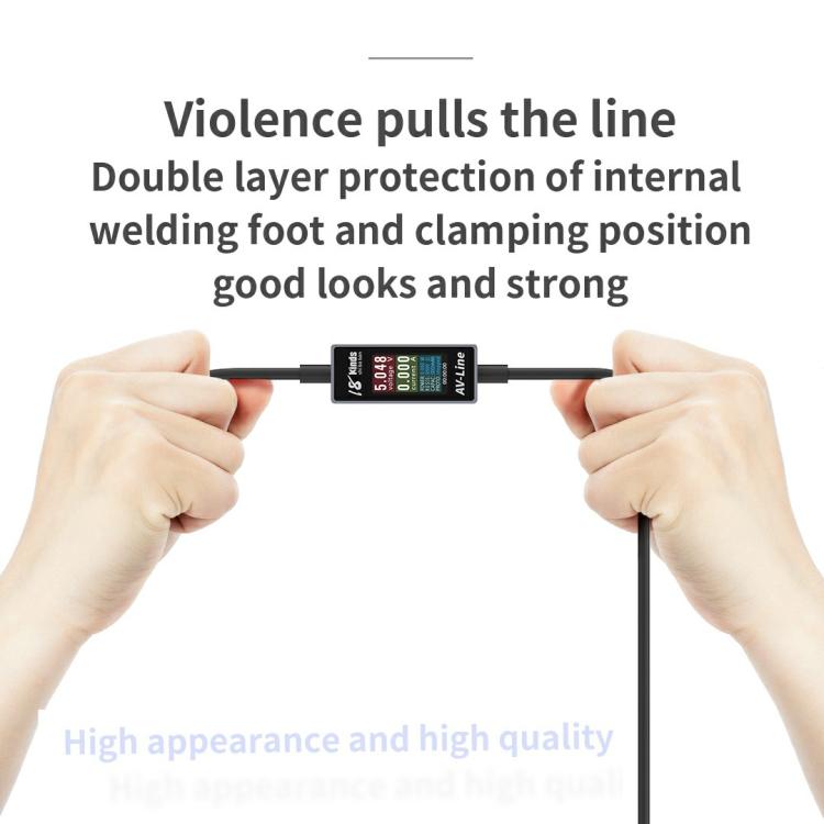 18 Kinds AV-Line Pro 1.2m Intelligent Detection Charging Data Cable, Type-C to 8 Pin, Type-C to Type-C – Fast Charging