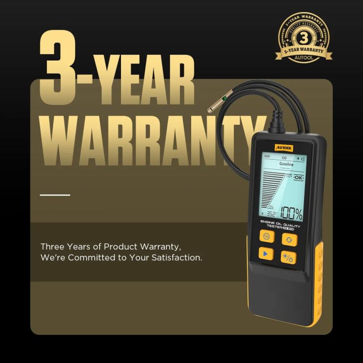 AUTOOL AS503 2.8 inch Backlit Display Car Engine Oil Tester Lubricating Oil Quality Analyzer, AS503 – Durable Build, Easy to Use