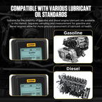 AUTOOL AS503 2.8 inch Backlit Display Car Engine Oil Tester Lubricating Oil Quality Analyzer, AS503 – Durable Build, Easy to Use