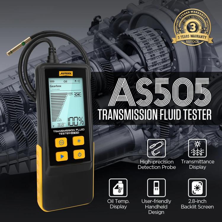 AUTOOL AS505 Car Gearbox Oil Test Detector Transmission Fluid Quality Diagnostic Tool, AS505 – Durable Build, Easy to Use