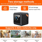W02 HD Magnetic WiFi Smart Mini Camera Supports Motion Detection Infrared Night, W02 – Magnetic