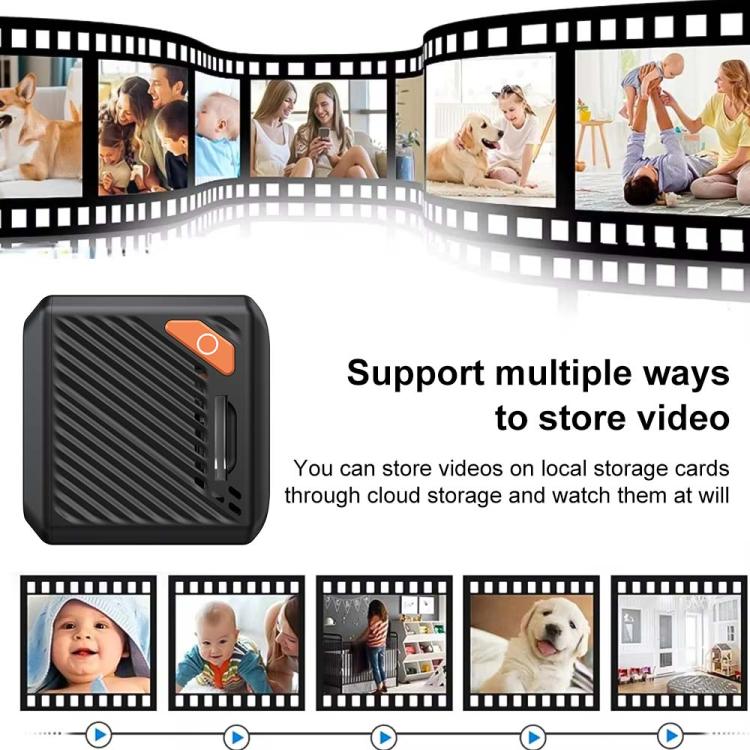 W02 HD Magnetic WiFi Smart Mini Camera Supports Motion Detection Infrared Night, W02 – Magnetic