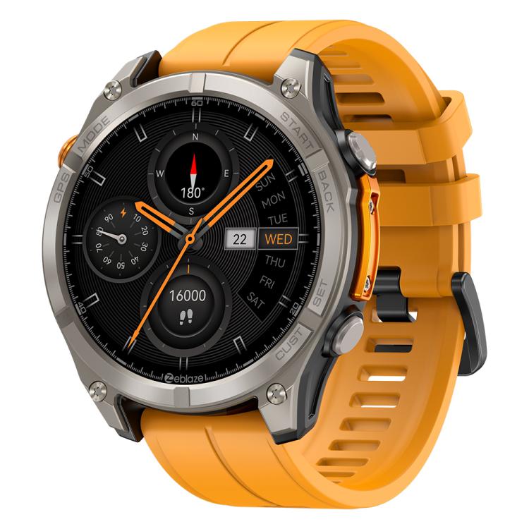 Smart Watch – 1.43" Screen, GPS Orange