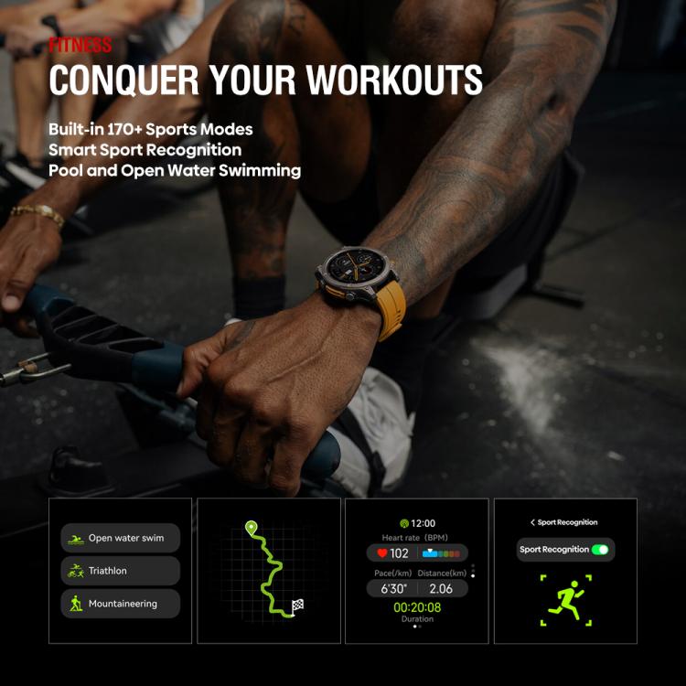 Smart Watch – 1.43" Screen, GPS