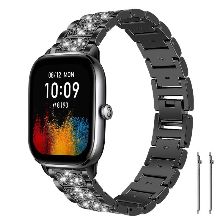 Diamond Jewelry Steel Watch Band, 20mm For Amazfit Active 2 / GTS4...