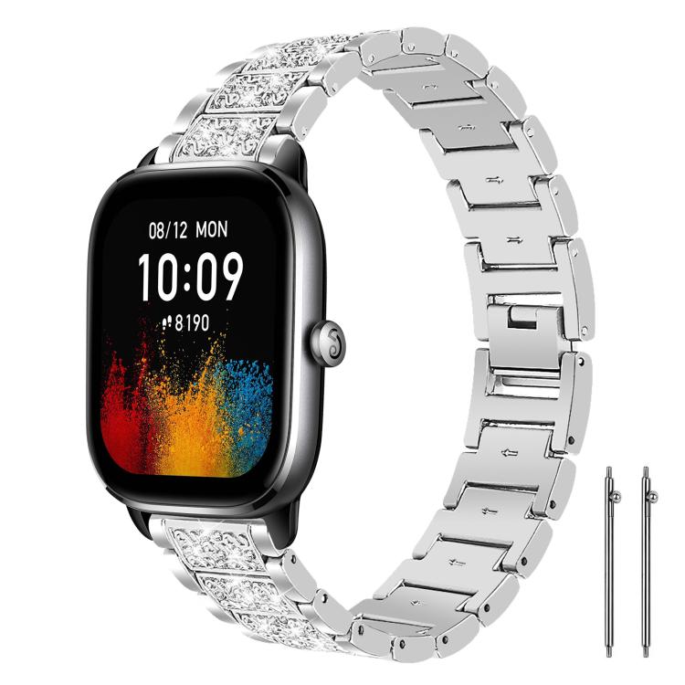 Diamond Jewelry Steel Watch Band, 20mm For Amazfit Active 2 / GTS4...
