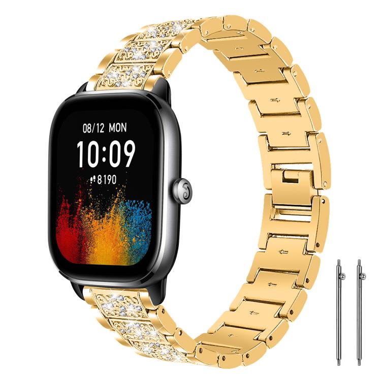Diamond Jewelry Steel Watch Band, 20mm For Amazfit Active 2 / GTS4...