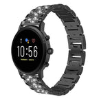 Diamond Jewelry Steel Watch Band, 20mm For Amazfit Active 2 / GTS4...