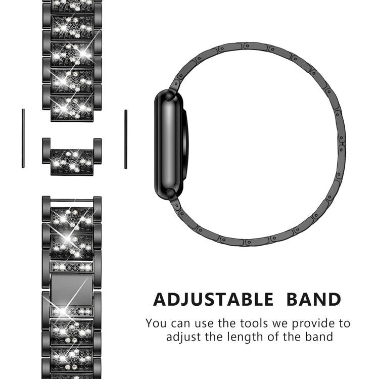 Diamond Jewelry Steel Watch Band, 20mm For COROS APEX 2 42mm / PACE 2,...